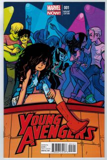 Young Avengers 1 by Gillen Marvel Now Bryan Lee OMalley Variant Scott