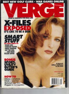 Gillian Anderson Verge Magazine 4 98 x Files Exposed