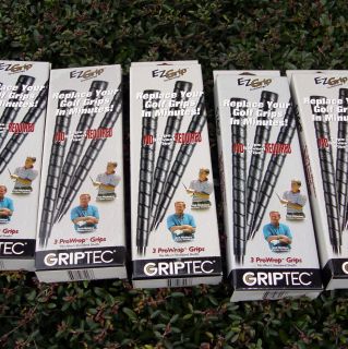 15 Griptec Golf Grips Regrip your golf clubs No Solution Required DIY