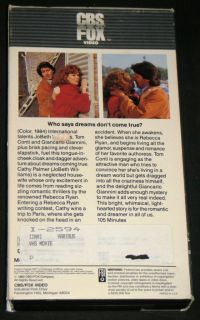 AMERICAN DREAMER VHS, CBS/Fox Video 1984   JoBeth Williams & Tom Conti