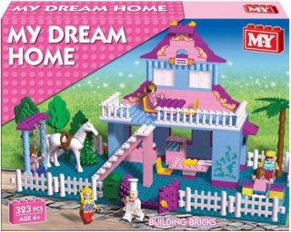  Home Building Block Set Princess House Brick Set 323pcs Girls 6