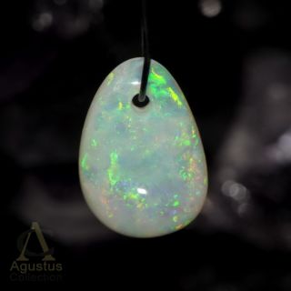  Opal Opalescent Fire Crystal Focal Bead Pendant Gemstone Brazil