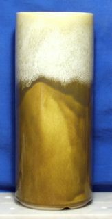  Vintage California Art Pottery Vase Dripped Colored Glaze