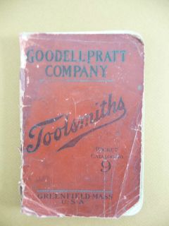 1909 Goodell Pratt Catalog No 9