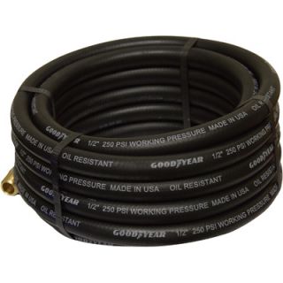 Goodyear Black Rubber Air Hose 1 2in x 50ft 250 PSI 12707