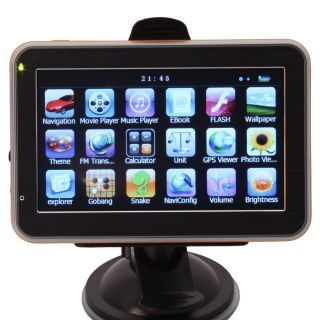 Car GPS Navigation Touch Screen FM MP3 MP4 4GB New Map WINCE6 0