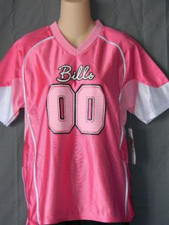 Buffalo Bills Football Jersey Girls Youth NFL Pink 00 Shirt New with