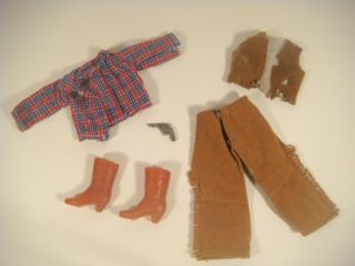All Original Mego Action Jackson Western Outfit for 8 Action Figure