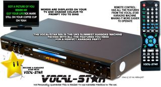 KIDS VOCAL STAR 800 HDMI KARAOKE MACHINE PLAYER 2 MICS & 100 KIDS CDG