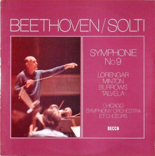 Georg Solti Beethoven Symphony N° 9 Double LP Decca