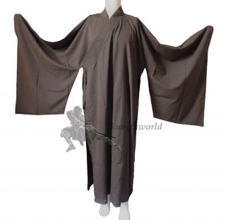 Chinese Popular Shaolin Long Gown Kung Fu Haiqing Robe Buddhist