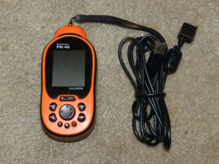 Delorme Earthmate PN 40 Handheld GPS Receiver Works Great
