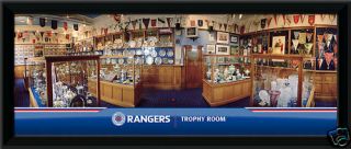 Glasgow Rangers Trophy Room Framed Mini Panoramic Print