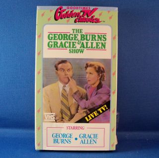 The George Burns and Gracie Allen Show VHS Tape