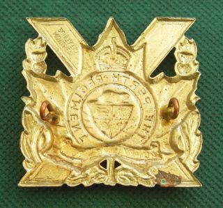  Regiment of Canada WWII Glengarry Badge by Scully Montreal