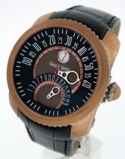 New Gerald Genta Gefica Bi Retro Safari Titanium Watch