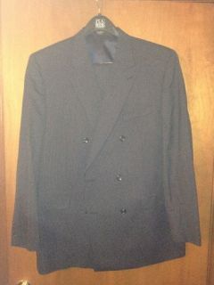 Jones New York Double Breasted Mens Suit