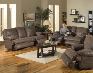  Reclining Sofa Loveseat and Chaise Glider Recliner 3 Piece