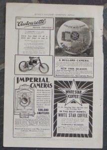  Vintage Kelly Springfield Rubber Tires Ad w Globe / Diamond Bicycle
