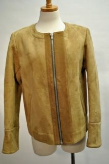 Golden GOOSE Deluxe Brand Rebecca Suede Jacket Sz L Shearling Lined