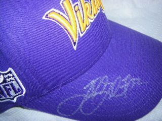 TOBY GERHART MINNESOTA VIKINGS STANFORD HAND SIGNED AUTOGRAPHED HAT