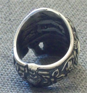 Steve Gerlach Day of The Dead Sterling Silver Ring Gerlach Style