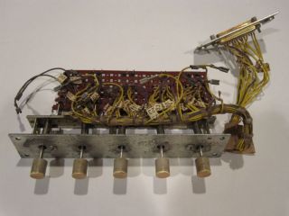 Vintage 1960s Computer Relay Switch Board