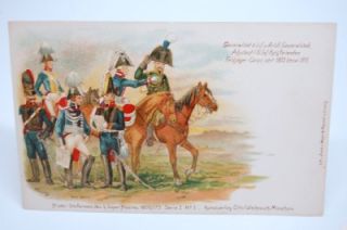 German Antique Postcard Bavarian Army Uniform Lot 12 A