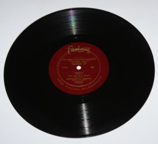 Gerry Mulligan LP 1950 Fantasy 3 6 Jazz 10 Chet Baker Ten inch Jazz