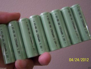 Green Environmental Rechargeable Battery 4X AA Ni MH 1500mAh 1 2V