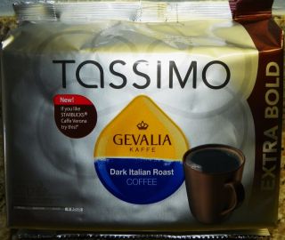 Tassimo Gevalia DARK ITALIAN ROAST Extra Bold Coffee T Discs Expires