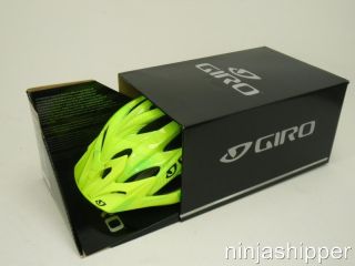  Highlight Yellow Bright Green Lines Bicycle Helmet Large New
