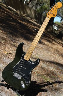 1976 USA Fender Stratocaster Large Headstock CBS Custom Color Black