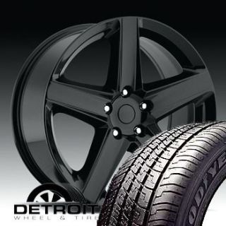  SRT8 20 Black Replacement Wheels Rims Goodyear Run Flat Tires
