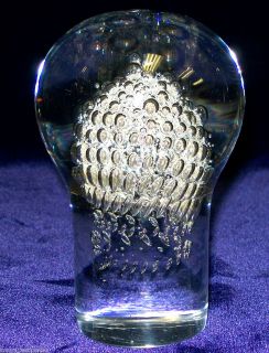 KOSTA by Goran Warff CRYSTAL PAPERWEIGHT GLASS Sculpture Made in