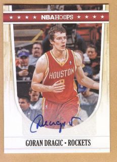 2011 12 NBA Hoops Goran Dragic Auto Autograph 71