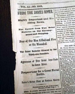Civil War 1862 Newspaper GORDONSVILLE VA Virginia & Grand Junction TN