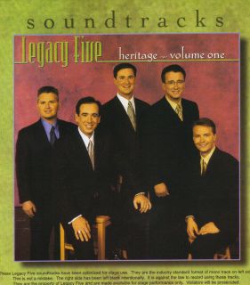   Heritage Volume One Soundtracks Accompaniment Trax Tracks Gospel CD