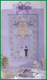Cross Stitch Wedding Sampler Filet Crochet Anna Burda Magazine