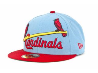 New Era 59Fifty St Louis Cardinals MLB Coop Script Fitted Cap Hat $