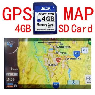CAR GPS map w 4G SD memory card for USA Canada Mexico maps DVD gps map