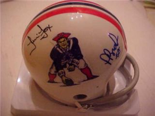 Grogan Brock Tim Fox New England Patriots Autographed Show Signed Mini