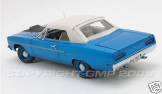 GMP 1970 Plymouth Hemi Road Runner Blue Convertible Hot 1 18 Diecast