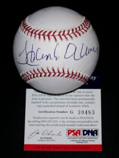 Hank Aaron Signed Official MLB Baseball PSA DNA Exceptionally Clean