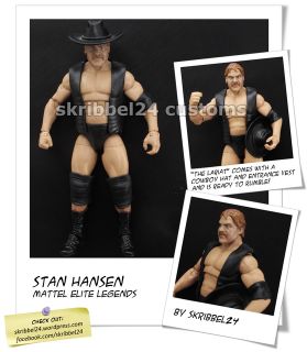 WWE Custom Stan The Lariat Hansen Mattel Elite Legends Classic