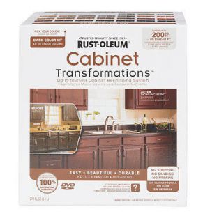 NEW! Rustoleum DARK WOODS Large Kitchen Cabinet Transformation s Kit