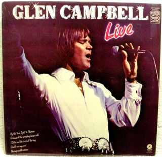 Glen Campbell Live Recorded in Homedal New Jersey Vinyl LP SEALED