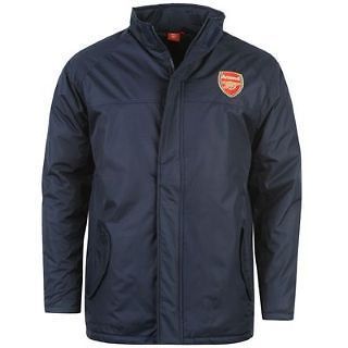 mens arsenal fc puff jacket coat size s m l xl xxl navy