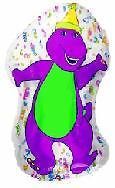 30 Barney the Dinosaur with Hat Shape balloon birthday party supply