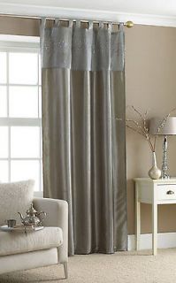 tab top taffeta embroidered voile curtain panel 57 x 90